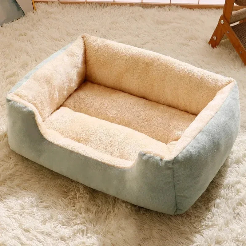 Cozy Plush Pet Bed for Cats & Dogs