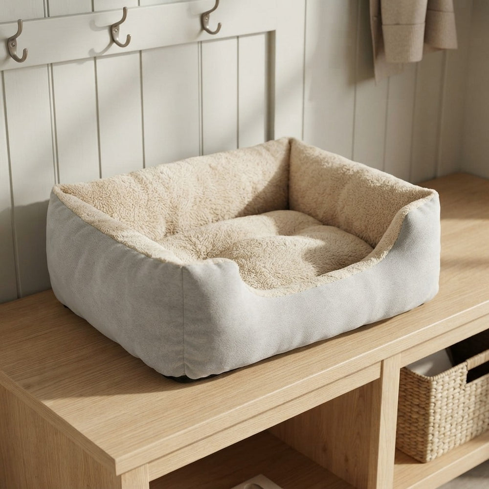 Cozy Plush Pet Bed for Cats & Dogs