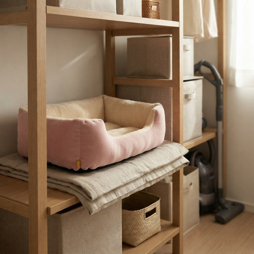 Cozy Plush Pet Bed for Cats & Dogs